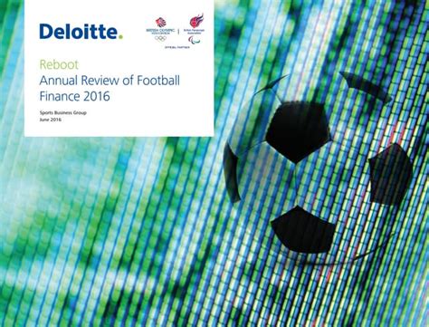 dlpite|Deloitte’s Annual Review of Football Finance: European football .